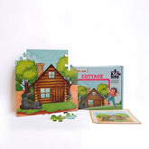 Cottage House Jigsaw Puzzles | Fun & Learning Games for kids - Mittimate